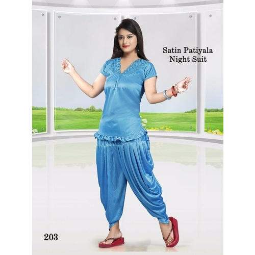 Ladies Blue Night Suit