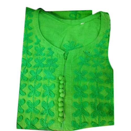 Ladies Embroidered Cotton Kurti