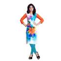 Ladies Printed Crepe Kurti