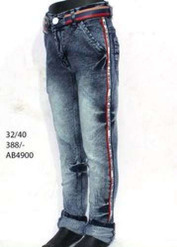 Kids Denime Patti Jeans by Balaji Garment