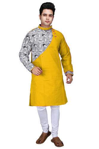 Designer Traditional One Side Printed Kurta Pajama by Meiflor