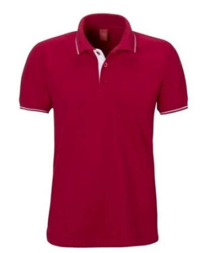 Men Red Half Sleeve T Shirt by RK Products
