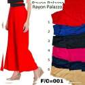 Plain Rayon Plazzo