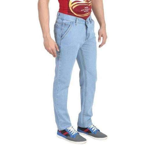 Men Light Blue Jeans
