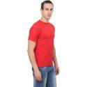 Men Round Neck Red T Shirt thumb 1