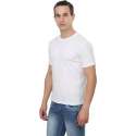 Men Round Neck White T-Shirt thumb 2