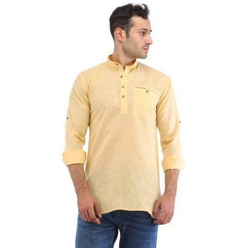 Men Straight Cotton Kurta