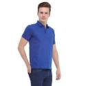 Mens Dark Blue Polo Neck T shirts thumb 1