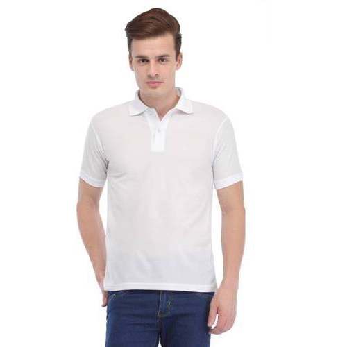 Mens White Polo T shirts
