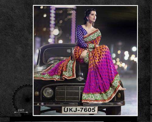 designer work saree
