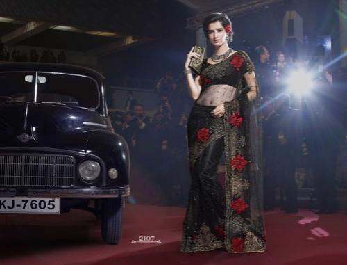 party wear bollywood exclusive saree by Vaaman Creation