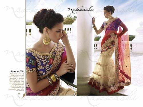 ready made fancy saree by Vaaman Creation