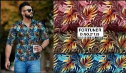 Men Fancy Cotton Printed Shirting Fabric 