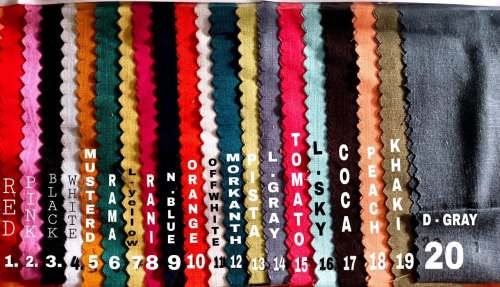 14kg Plain Rayon Slub Fabric 