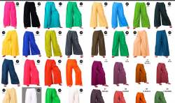 Ladies Rayon Plain palazzo Pant 