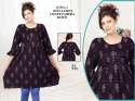 Trendy rayon Lurex Ghera Kurti  thumb 1