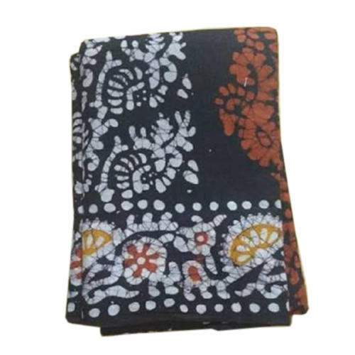 Elegant Batik Printed Cotton Saree by Shri Balaji Srinivasa Sarees
