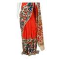 New Arrival Kalamkari print Cotton saree
