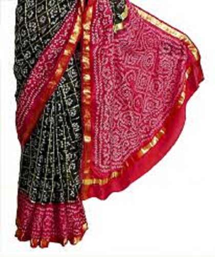 Traditional Gujarati Bandhani saree