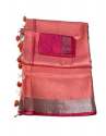 Party Wear Linen Saree for Ladies