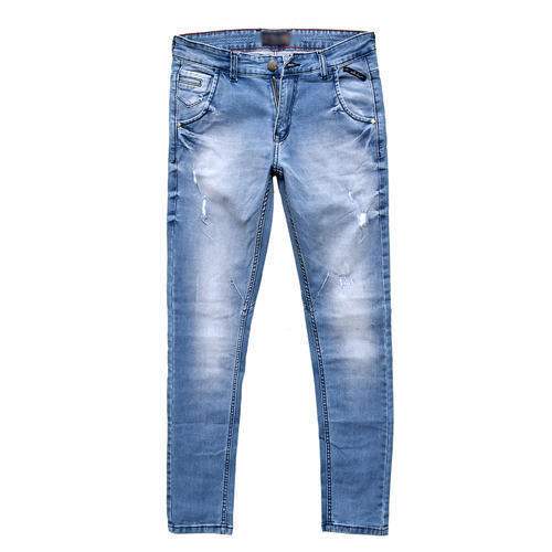 Mens Faded Jeans by Dotinstore Clothing