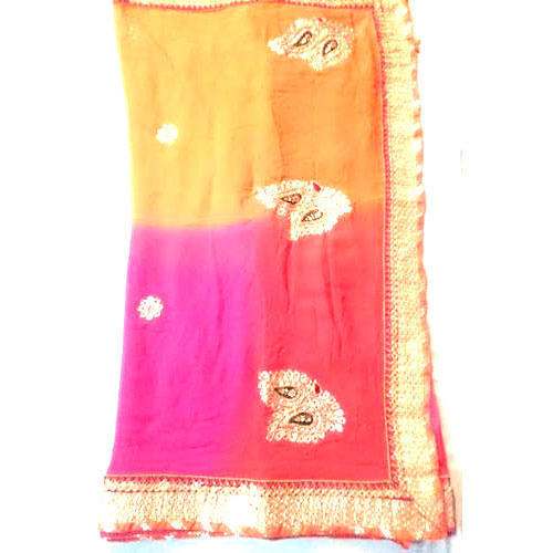 Jaipuri fancy gotta work saree