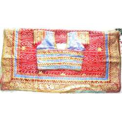 Jaipuri Hand work Chunari saree