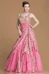 Elegant Pink Cocktail Gown