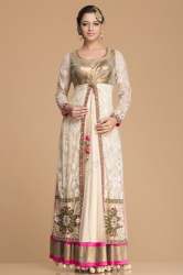 Golden Anarkali Suits