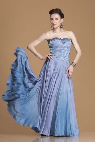 Off Sleeve Cocktail Gown
