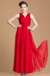 Red Cocktail Gown