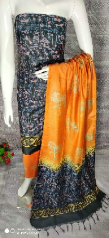 KATAN VISCOUS SUTE PIECES  by handloom plus