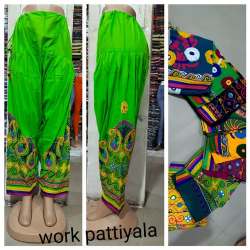 Kucthi Work Patiala Pant for Girls 