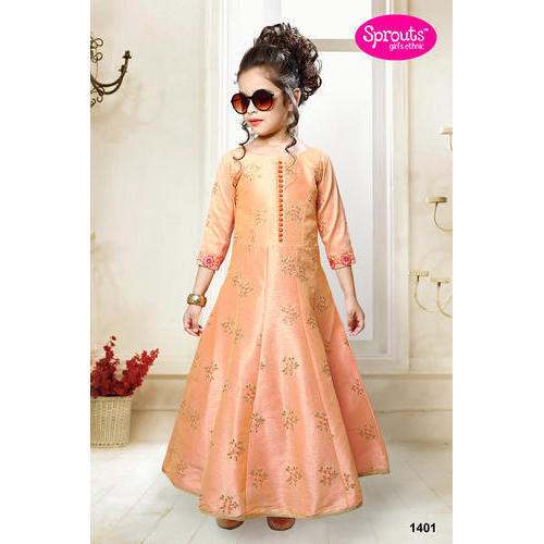 kids long sleeve gown