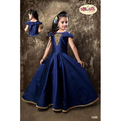 kids party wear gown by Natraj Creations
