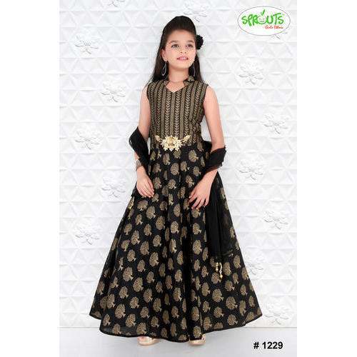 printed gown