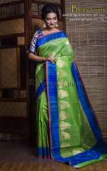 Pure Handloom Tussar Banarasi Saree 