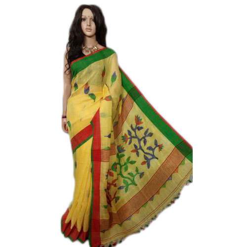 Printed Silk Cotton Sarees by Veshbhusha Textiles