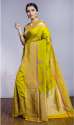 Designer Wedding Wear Katan Silk Sarees thumb 2