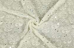 New Collection Mirror Work Georgette Fabric