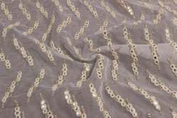 White Embroidery Tissue Fabric