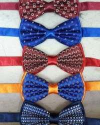Multi color bow tie