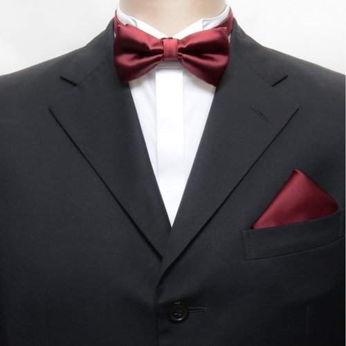 satin bow tie