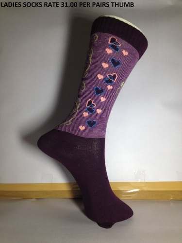 Colorful Women Socks by Novo Hosiery Mills