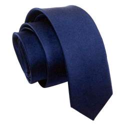 Navy Blue Plain Tie