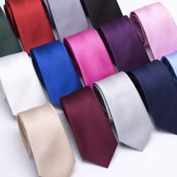 Plain Satin Tie