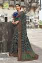 Fancy Printed Brasso Saree thumb 1