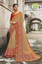 Fancy Printed Brasso Saree thumb 19