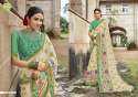 Fancy Printed Brasso Saree thumb 6
