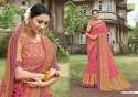 Fancy Printed Brasso Saree thumb 8